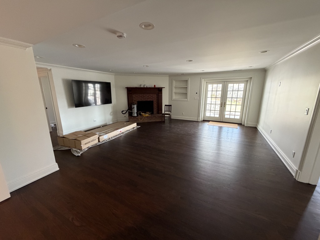 Basement Finish with Hardwood & Tray Ceiling — Poughquag, NY