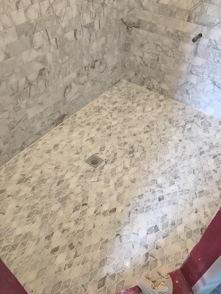 Marble Tile Master Bath — Hopewell Junction, NY